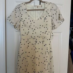 Altar'd State Cream Star Mini Dress